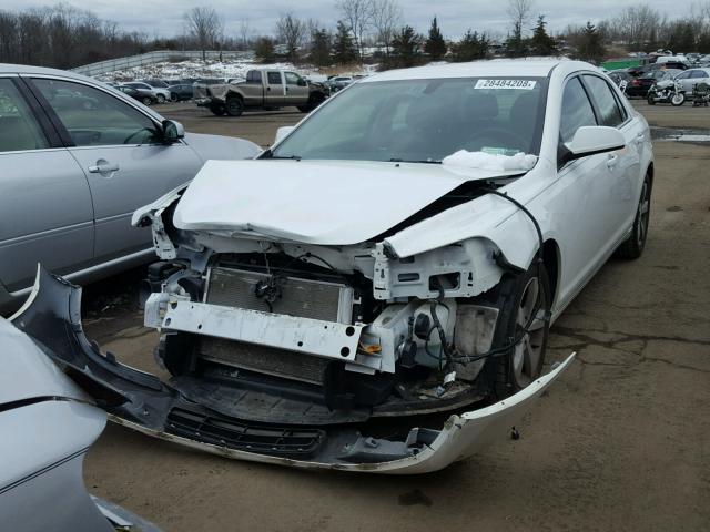 1G1ZC5E1XBF228562 - 2011 CHEVROLET MALIBU 1LT WHITE photo 2