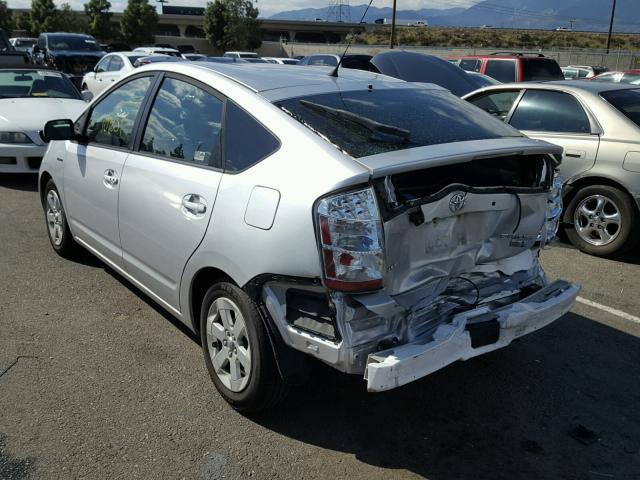 JTDKB20U683388346 - 2008 TOYOTA PRIUS SILVER photo 3