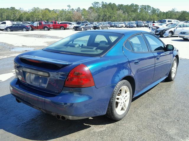 2G2WR554861287520 - 2006 PONTIAC GRAND PRIX Mavi foto 4