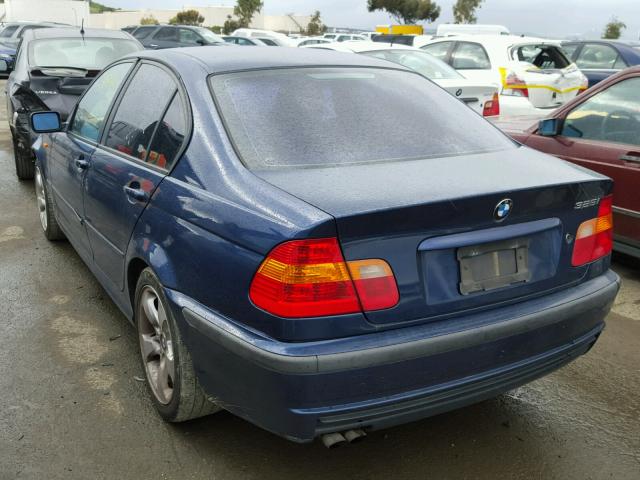 WBAEV33404KR30530 - 2004 BMW 325 I BLUE photo 3