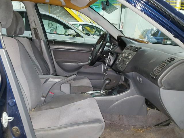 JHMES96695S025375 - 2005 HONDA CIVIC HYBR BLUE photo 5