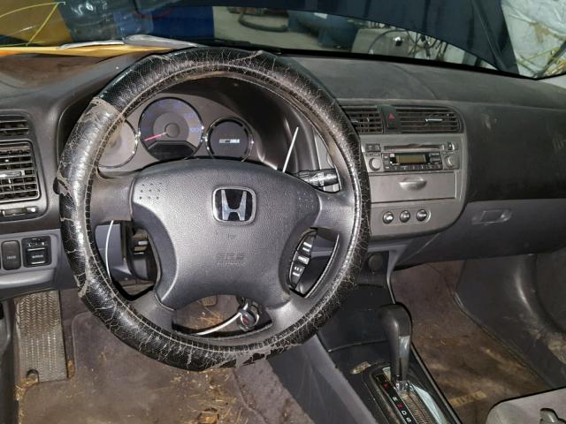 JHMES96695S025375 - 2005 HONDA CIVIC HYBR BLUE photo 9