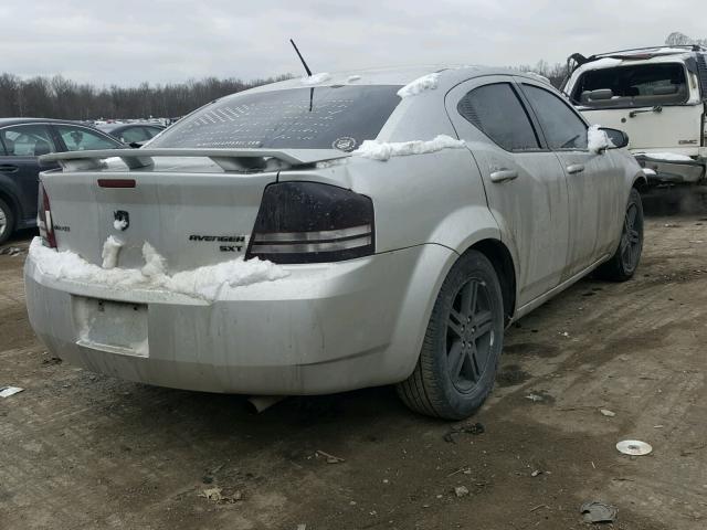 1B3LC56B09N526401 - 2009 DODGE AVENGER SX SILVER photo 4