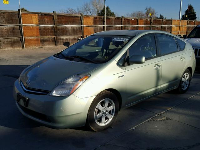 JTDKB20U283399439 - 2008 TOYOTA PRIUS GREEN photo 2