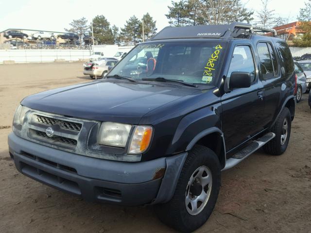 5N1ED28T9YC510812 - 2000 NISSAN XTERRA XE BLACK photo 2