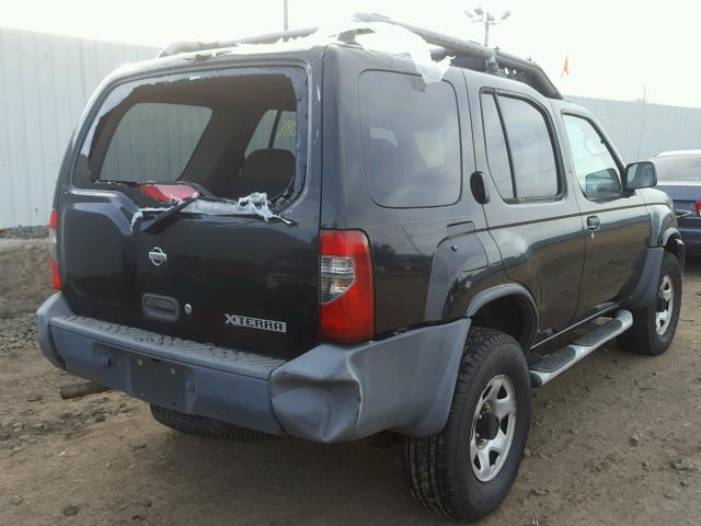 5N1ED28T9YC510812 - 2000 NISSAN XTERRA XE BLACK photo 4