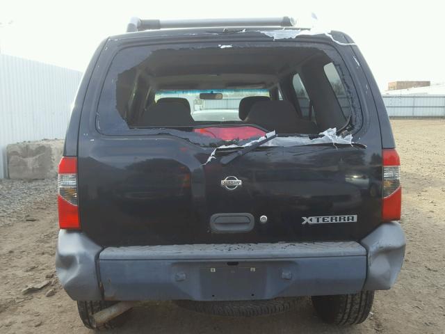 5N1ED28T9YC510812 - 2000 NISSAN XTERRA XE BLACK photo 9