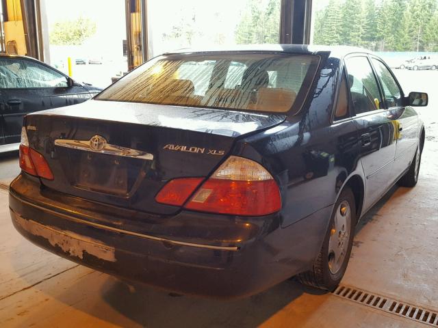 4T1BF28B33U314467 - 2003 TOYOTA AVALON XL BLACK photo 4