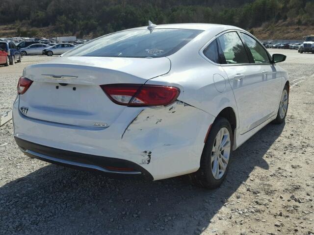 1C3CCCAB1GN147211 - 2016 CHRYSLER 200 LIMITE WHITE photo 4