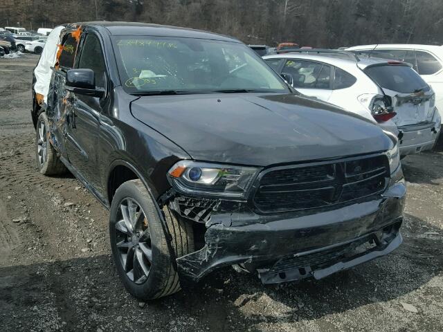 1C4RDJDG0HC719834 - 2017 DODGE DURANGO GT BLACK photo 1