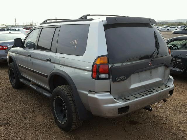 JA4LS31H6YP810291 - 2000 MITSUBISHI MONTERO SP SILVER photo 3