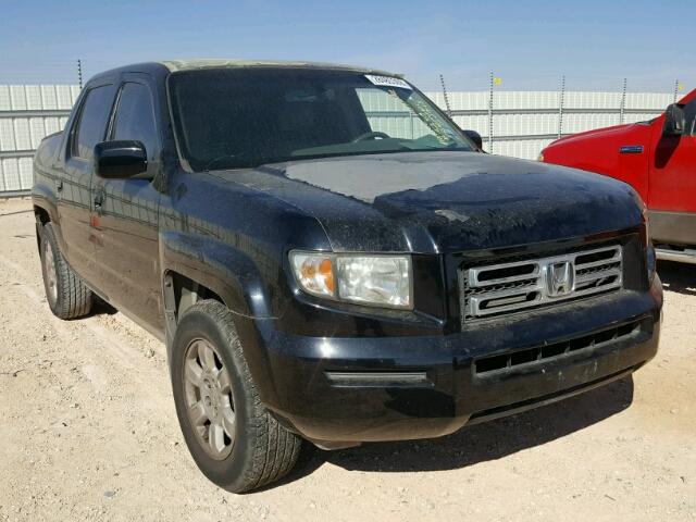 2HJYK16596H500244 - 2006 HONDA RIDGELINE BLACK photo 1