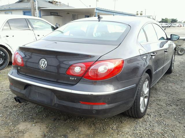 WVWHP7AN7AE536871 - 2010 VOLKSWAGEN CC LUXURY BROWN photo 4