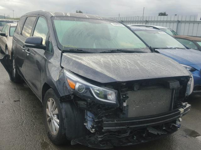 KNDMB5C18G6089319 - 2016 KIA SEDONA LX GRAY photo 1