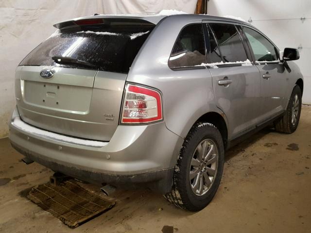 2FMDK48C67BB18656 - 2007 FORD EDGE SEL SILVER photo 4