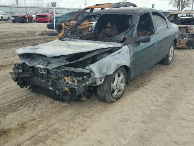 1FAFP6632YK142222 - 2000 FORD CONTOUR SE BURN photo 2