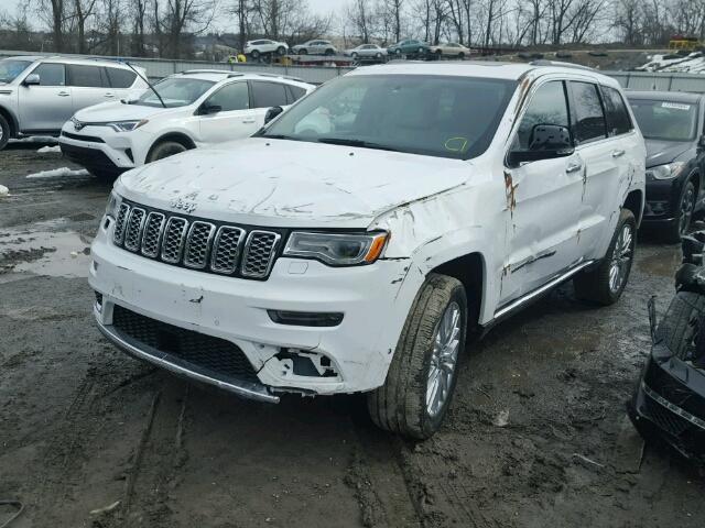 1C4RJFJG1HC637301 - 2017 JEEP GRAND CHER WHITE photo 2