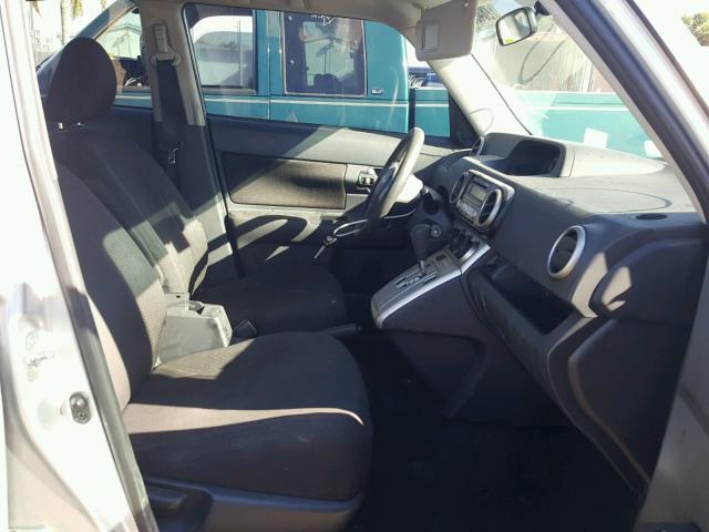 JTLZE4FE7A1116251 - 2010 SCION XB ვერცხლისფერი ფოტო 5