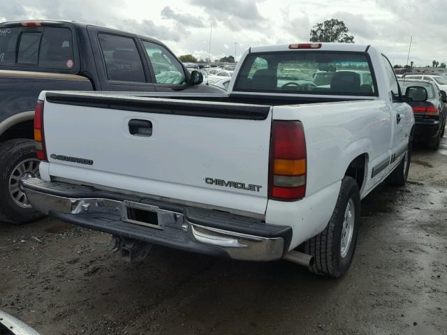 1GCEC14V31Z176465 - 2001 CHEVROLET SILVERADO WHITE photo 4