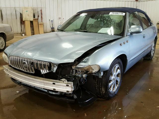 1G4CU541X34157769 - 2003 BUICK PARK AVENU BLUE photo 2