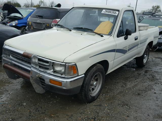 JT4RN81P9L5065519 - 1990 TOYOTA PICKUP 1/2 WHITE photo 2