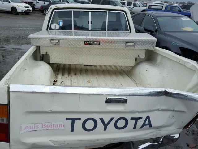 JT4RN81P9L5065519 - 1990 TOYOTA PICKUP 1/2 WHITE photo 6