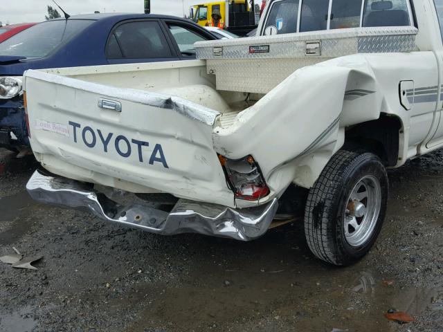 JT4RN81P9L5065519 - 1990 TOYOTA PICKUP 1/2 WHITE photo 9