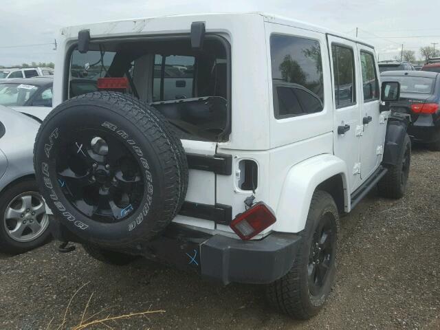 1C4BJWEG8FL736948 - 2015 JEEP WRANGLER U WHITE photo 4