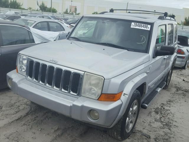 1J8HH58N06C343805 - 2006 JEEP COMMANDER ვერცხლისფერი ფოტო 2