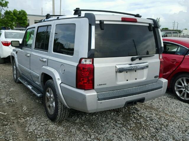 1J8HH58N06C343805 - 2006 JEEP COMMANDER ვერცხლისფერი ფოტო 3