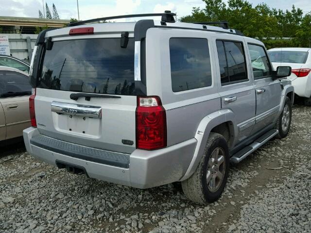 1J8HH58N06C343805 - 2006 JEEP COMMANDER ვერცხლისფერი ფოტო 4