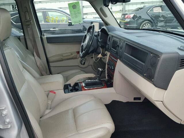 1J8HH58N06C343805 - 2006 JEEP COMMANDER ვერცხლისფერი ფოტო 5