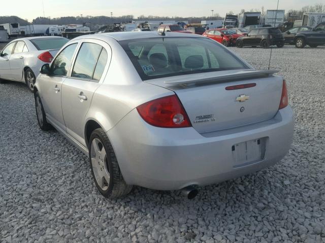 1G1AT58H497149589 - 2009 CHEVROLET COBALT LT SILVER photo 3