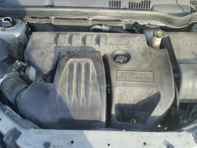 1G1AT58H497149589 - 2009 CHEVROLET COBALT LT SILVER photo 7