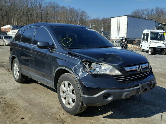 JHLRE38777C055116 - 2007 HONDA CR-V EXL BLACK photo 1