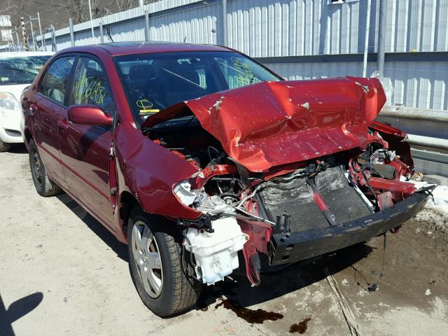 2T1BR32E46C592980 - 2006 TOYOTA COROLLA CE RED photo 1