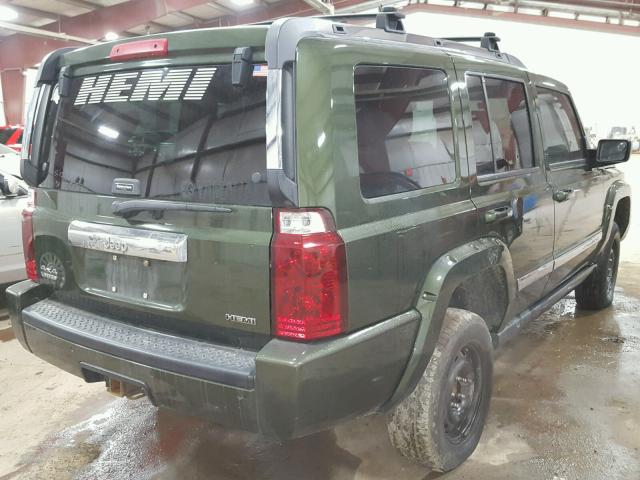1J8HG58267C530640 - 2007 JEEP COMMANDER მწვანე ფოტო 4