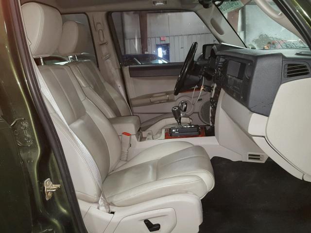 1J8HG58267C530640 - 2007 JEEP COMMANDER მწვანე ფოტო 5