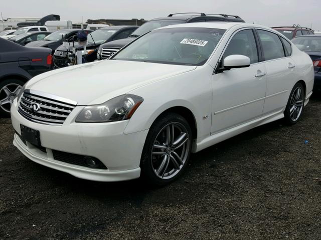 JNKAY01E57M300769 - 2007 INFINITI M35 BASE WHITE photo 2