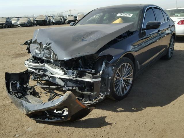 WBAJE7C33HG887775 - 2017 BMW 540 XI BLACK photo 2