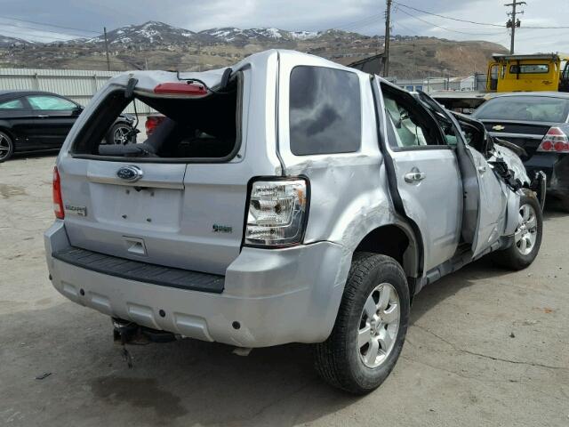 1FMCU9EG3BKB63109 - 2011 FORD ESCAPE LIM SILVER photo 4