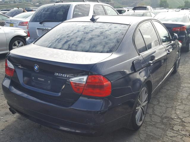 WBAVA37547NL15769 - 2007 BMW 328 I BLUE photo 4