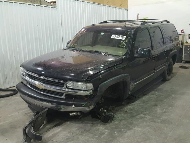 3GNEC16Z25G256532 - 2005 CHEVROLET SUBURBAN C BLACK photo 2