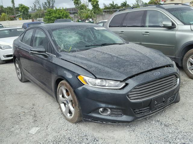 3FA6P0H74GR189985 - 2016 FORD FUSION SE BLACK photo 1