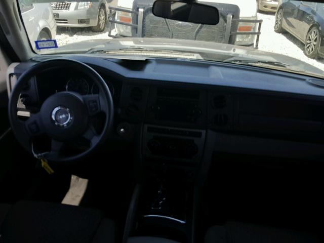 1J8HH48K36C136454 - 2006 JEEP COMMANDER GRAY photo 9