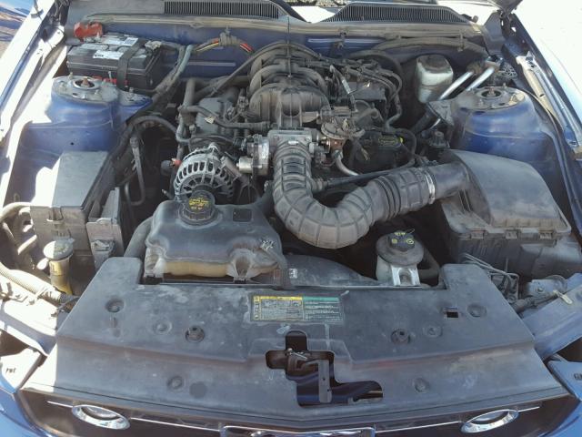 1ZVFT80N565246885 - 2006 FORD MUSTANG BLUE photo 7