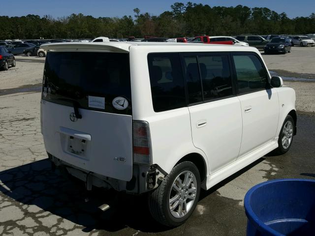 JTLKT324850209998 - 2005 TOYOTA SCION XB თეთრი ფოტო 4