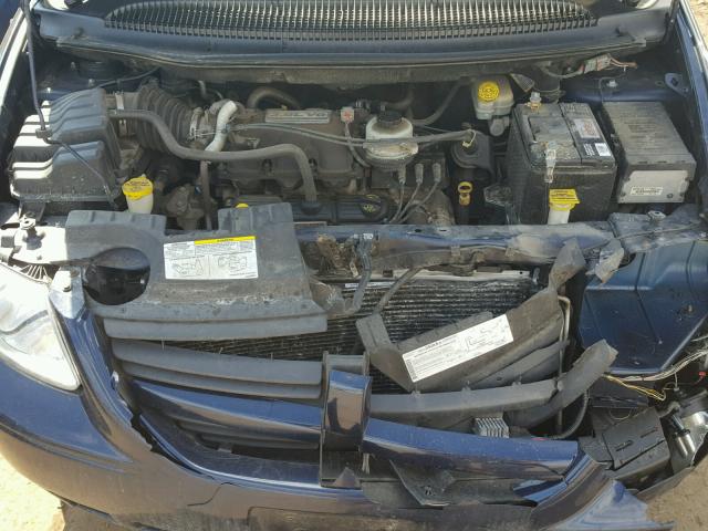 2D4GP44L06R694521 - 2006 DODGE GRAND CARA BLUE photo 7