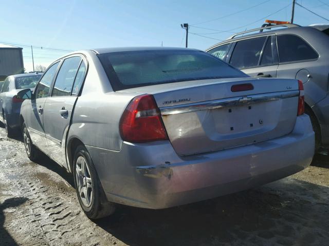 1G1ZS51F06F146124 - 2006 CHEVROLET MALIBU LS SILVER photo 3