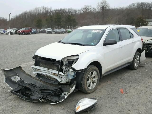 2GNFLCEK6C6242288 - 2012 CHEVROLET EQUINOX LS WHITE photo 2